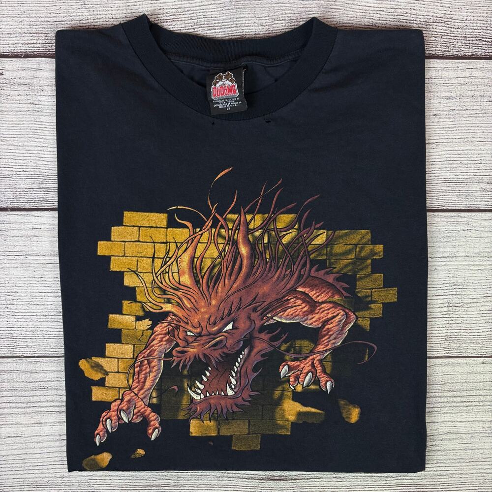 Vintage 1990s Da Dawg x Dragon Look What Dragged In T-shirt